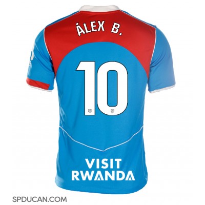Zenski Nogometni Dres Atletico Madrid Alex Baena #10 Rezervni 2025-26 Kratak Rukav Zenski Nogometni Dres Atletico Madrid Alex Baena #10 Rezervni 2025-26 Kratak Rukav